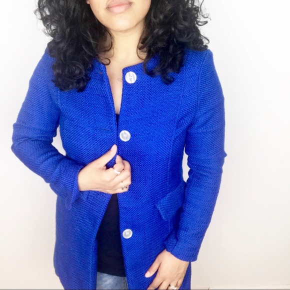 Gorgeous Vibrant Blue Spring Jacket - Picture 3 of 8